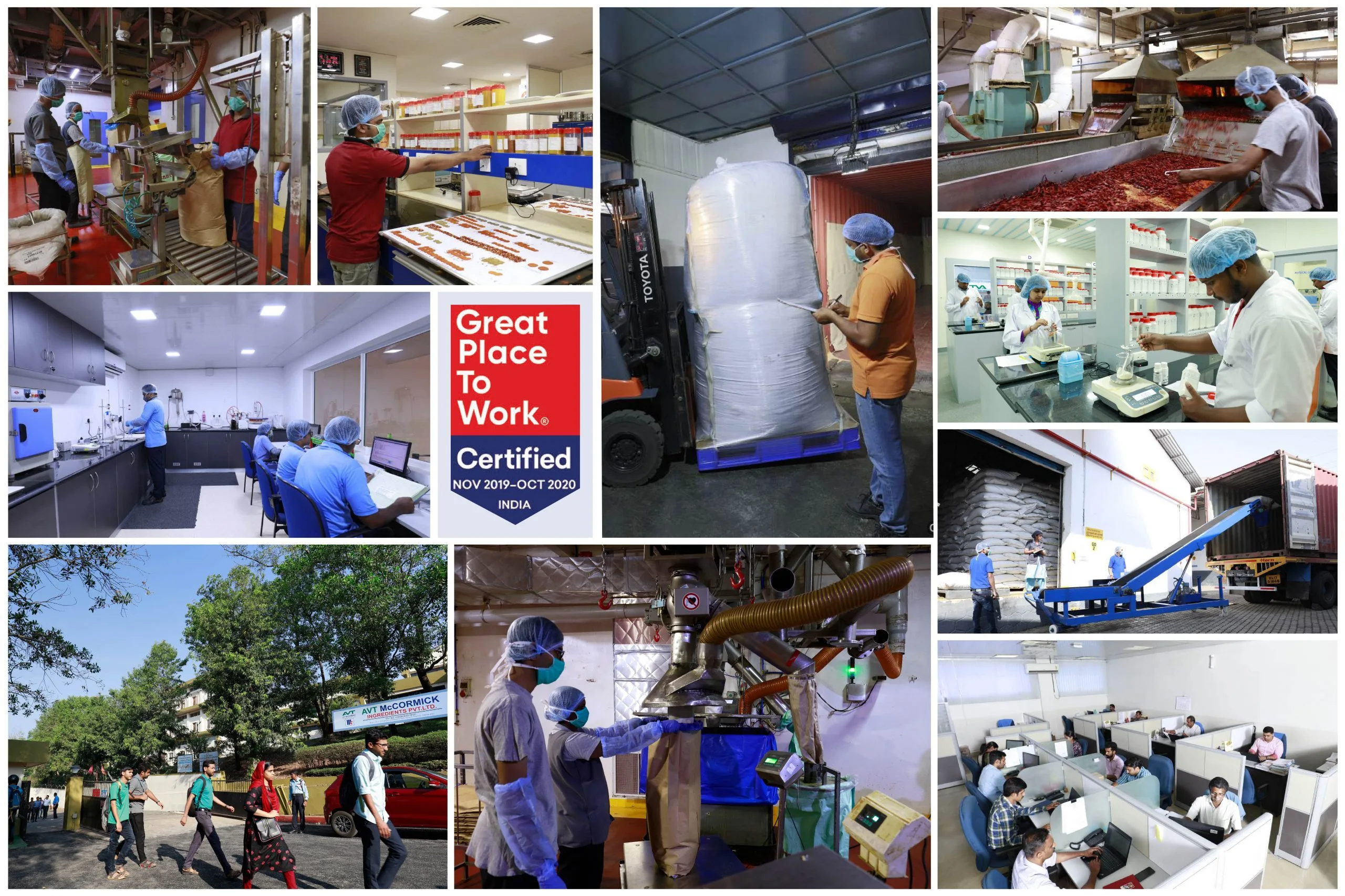 Great Place to Work certification collage